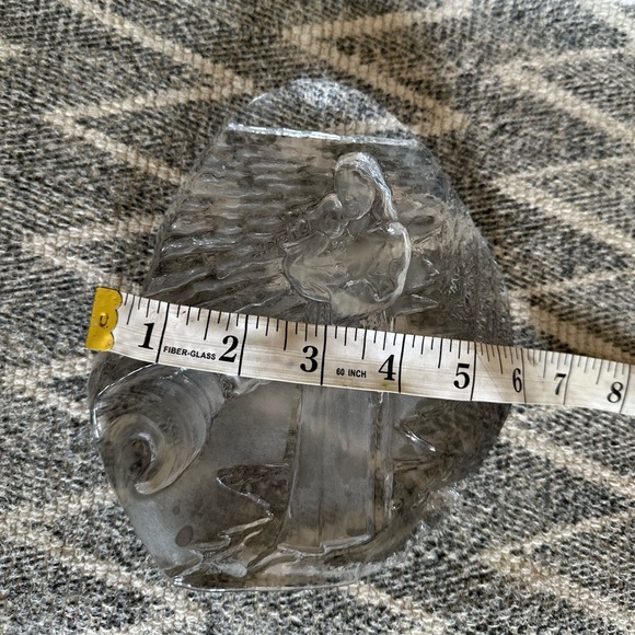 RARE Lenox Handcrafted Christian Religious “Footprints in Crystal, Inspirational - Picture 7 of 12